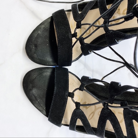 SAM EDELMAN cage sandals lace up - Picture 4 of 4